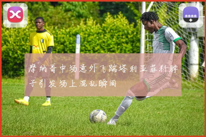 摩纳哥中场意外飞踹塔利亚菲科脖子引发场上混乱瞬间